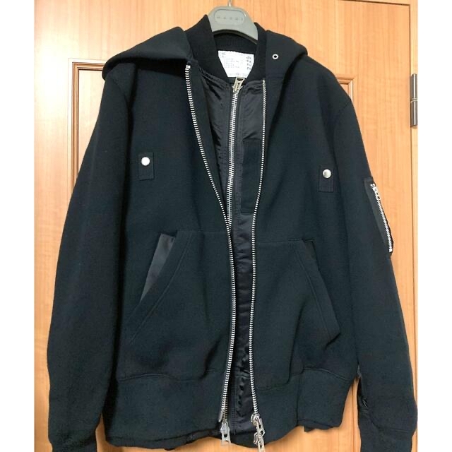 最終！サカイ sacai MA-1風ジャケット パーカー