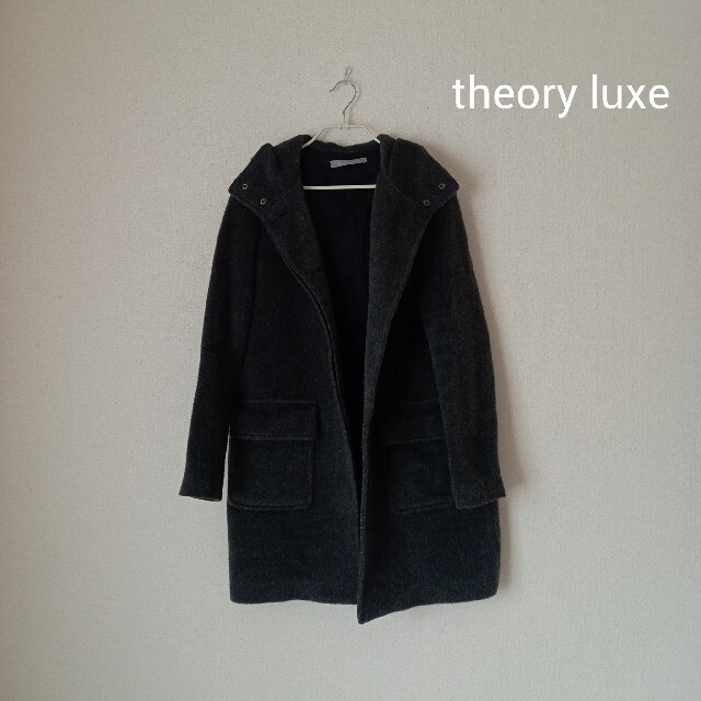 theory luxe☆フード付きコート