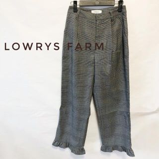 ローリーズファーム チェックパンツ カジュアルパンツ(レディース)の