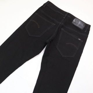 ジースター(G-STAR RAW)のジースターロウ ブラックスリムストレート 3301 ボタンフライ W29(デニム/ジーンズ)