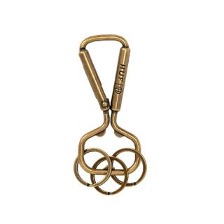 ハフ(HUF)のHUF BOTTLE OPENER CARABINER　ハフ カラビナ ゴールド(キーホルダー)