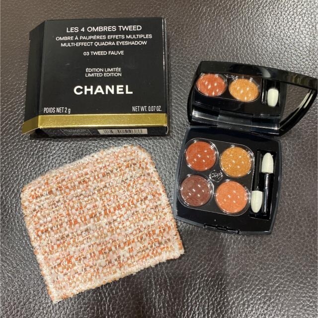 CHANEL(シャネル)の最終値下げ！シャネル アイシャドウ レ キャトル オンブル ツイード 03 コスメ/美容のベースメイク/化粧品(アイシャドウ)の商品写真