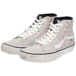 ヴァンズ(VANS)の古着 バンズ VANS SK8-HI PRO ハイトップ チェッカーフラッグ スニーカー US4 レディース22.0cm /saa005644(スニーカー)