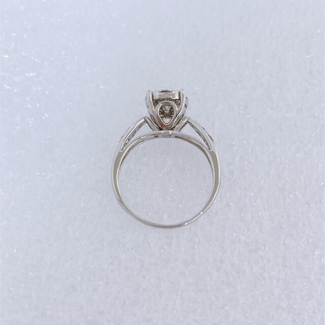 ★K18WG 天然ダイヤモンド 0.66ct リング 10号 レディースのアクセサリー(リング(指輪))の商品写真