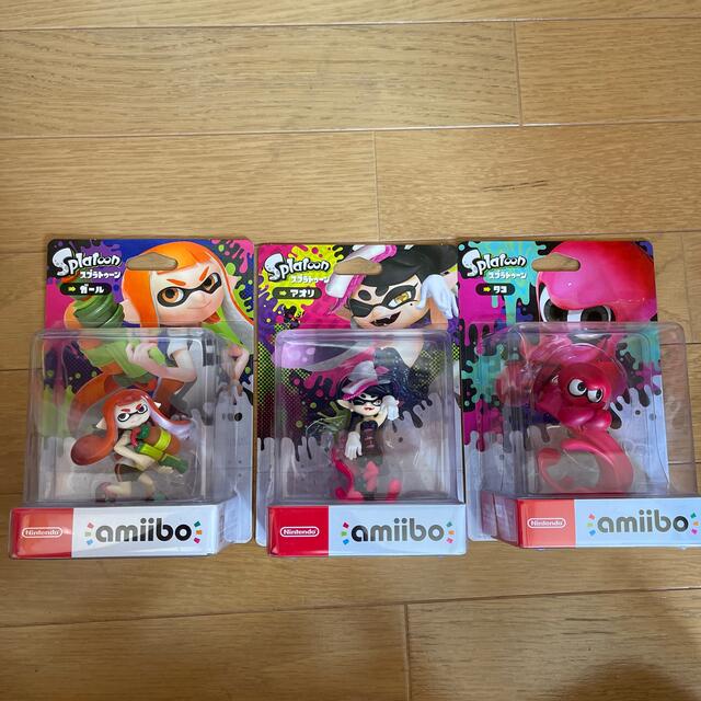 新品未開封 スプラトゥーン amiibo アオリ タコ ガール セット