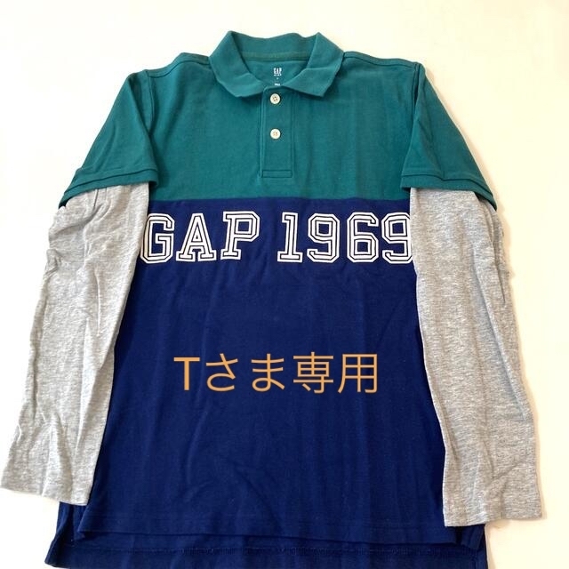 GAP Kids(ギャップキッズ)のポロシャツ キッズ/ベビー/マタニティのキッズ服男の子用(90cm~)(Tシャツ/カットソー)の商品写真
