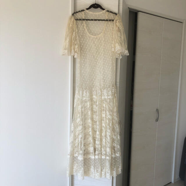 二次会　ドレス　ウエディングドレス レディースのフォーマル/ドレス(ウェディングドレス)の商品写真