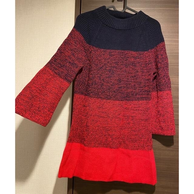 TOMMY HILFIGER(トミーヒルフィガー)のTommy Hilfiger ニットセーター　ミニドレス　ニットドレス レディースのトップス(ニット/セーター)の商品写真