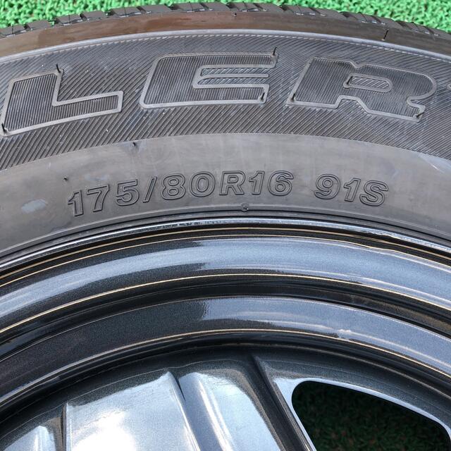 スズキ(スズキ)の【スズキ 純正】ジムニーJB64W スチール　175/80R16 1本！新車外し 自動車/バイクの自動車(タイヤ・ホイールセット)の商品写真