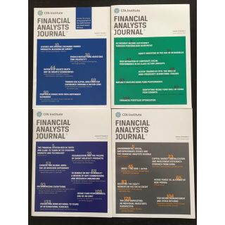 Financial Analyst Journal - 2021年Q1-4(ビジネス/経済)