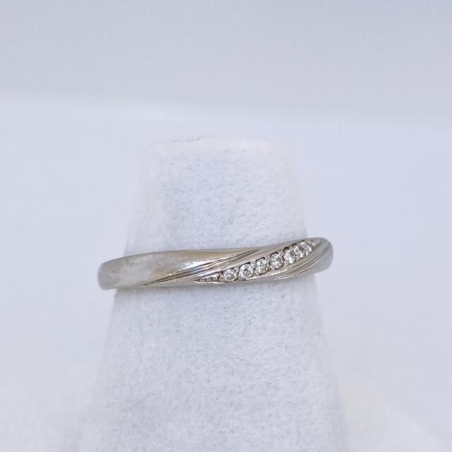 4℃(ヨンドシー)の★4℃ Pt995 ダイヤモンド 7P リング 3.5g 7号 指輪 レディースのアクセサリー(リング(指輪))の商品写真