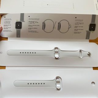 アップル(Apple)の専用　Apple Watch 純正　スポーツバンド　未使用(ラバーベルト)