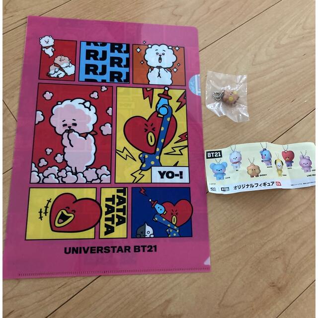 BT21(ビーティーイシビル)のくら寿司　BT21 クリアファイル  フィギュア エンタメ/ホビーのタレントグッズ(アイドルグッズ)の商品写真