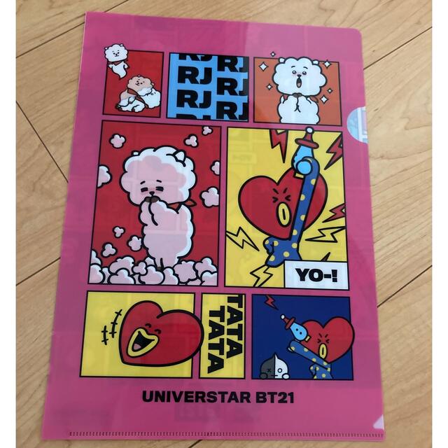 BT21(ビーティーイシビル)のくら寿司　BT21 クリアファイル  フィギュア エンタメ/ホビーのタレントグッズ(アイドルグッズ)の商品写真