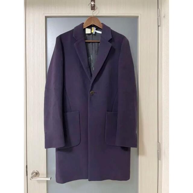 ✨極美品✨ N.HOOLYWOOD エヌハリウッド 紫 チェスターコート 高級品