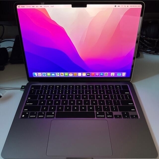 マック(Mac (Apple))のMacBook Air M2 16GB 512GB USキーボード 新品同様(ノートPC)