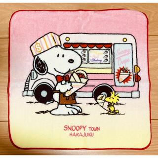 スヌーピー(SNOOPY)のスヌーピー ミニタオル 原宿 スヌーピータウンショップ ハンドタオル(キャラクターグッズ)