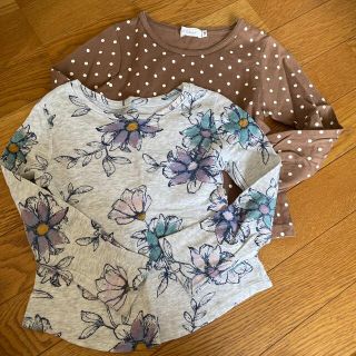 オールドネイビー(Old Navy)のgirls100 長袖トップス2枚セット(Tシャツ/カットソー)