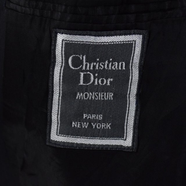 クリスチャンディオール Christian Dior MONSIEUR ストライプ柄 テーラードジャケット USA製 メンズS /eaa204949 2
