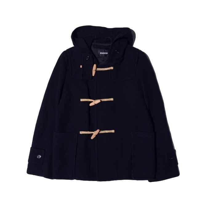 zucca ズッカ ツイルメルトン ショートダッフルコート M