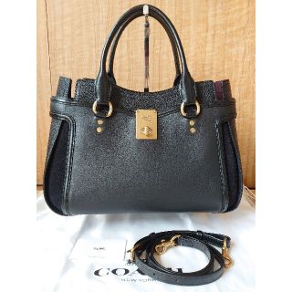 COACH【中古】ハットン サッチェル 89075 ブラック バッグ 2way ショッピング大特価 サッチェル COACH【中古】ハットン 89075 2way バッグ ブラック ハンドバッグ
