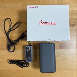 エヌティティドコモ(NTTdocomo)のSHARP home 5G HR01 ダークグレー　docomo(PC周辺機器)