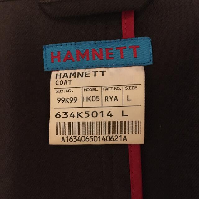 HAMNETT(ハムネット)のHAMNETT ハムネット コート サイズL メンズのジャケット/アウター(トレンチコート)の商品写真