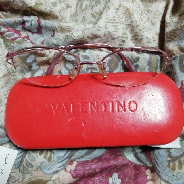 訳あり】 VALENTINO - ヴァレンチノチタンフレーム眼鏡(遠近+1