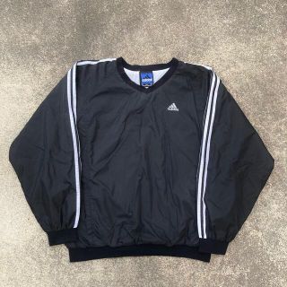 アディダス(adidas)の【古着】adidas ドリルトップ　ラグラン　プルオーバー　オアシス　ナイロン(ナイロンジャケット)