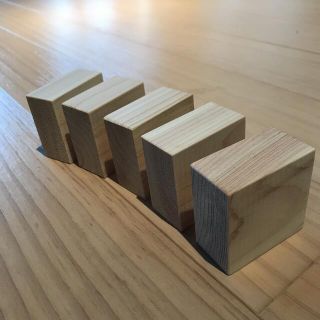 角材シリーズ』国産ヒノキ角材400本! ハンドメイド!アロマディッシュ