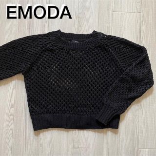 エモダ(EMODA)の EMODA 鍵あみニット　シースルー(ニット/セーター)