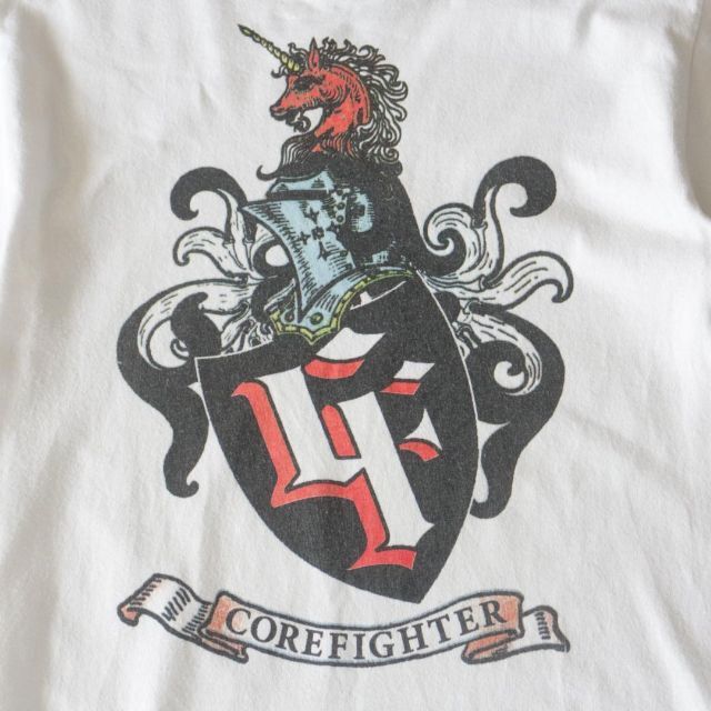 corefighter(コアファイター)のcorefighter コアファイター エンブレム プリント Tシャツ 白 S メンズのトップス(Tシャツ/カットソー(半袖/袖なし))の商品写真