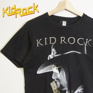 KID ROCK キッドロック バンドTシャツ ロックT プリント 半袖 S 黒(Tシャツ/カットソー(半袖/袖なし))