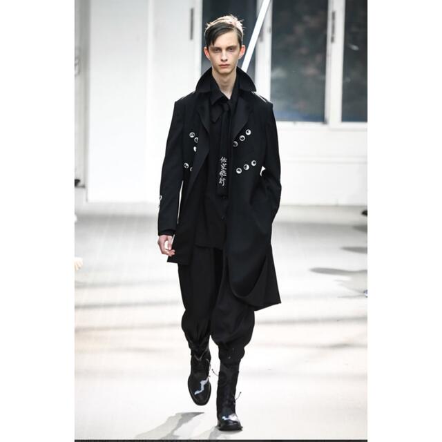 絶品】 Yohji 白釦アシンメトリージャケット ヨウジヤマモト19aw