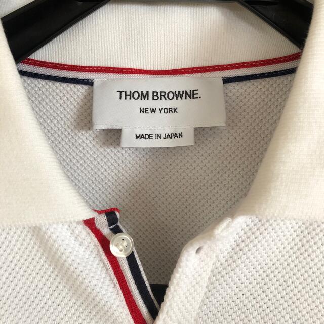 THOM BROWNE(トムブラウン)のトムブラウン  THOM BROWNE ポロシャツ メンズのトップス(ポロシャツ)の商品写真