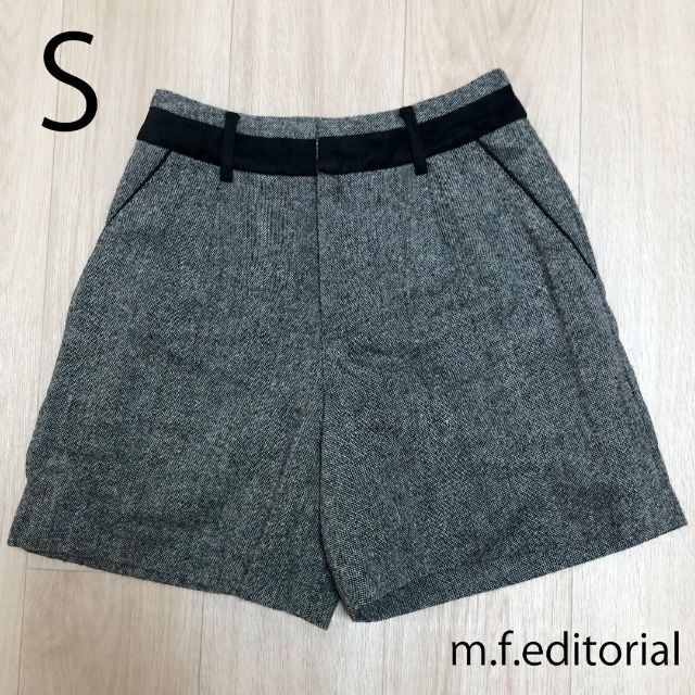 m.f.editorial(エムエフエディトリアル)のm.f.editorial レディース ショートパンツ S　グレー レディースのパンツ(ショートパンツ)の商品写真