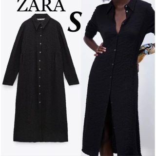 ザラ(ZARA)のテクスチャー シャツワンピース(その他)