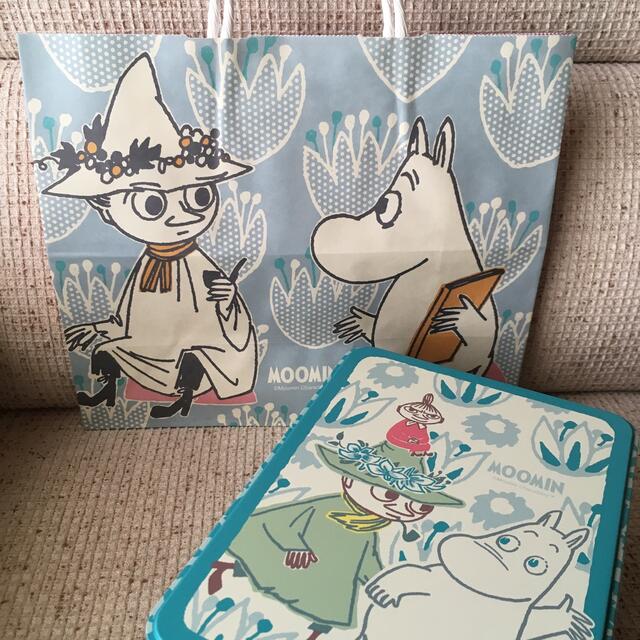 MOOMIN(ムーミン)のムーミン×シュガーバターの木　缶・紙袋のみ エンタメ/ホビーのおもちゃ/ぬいぐるみ(キャラクターグッズ)の商品写真