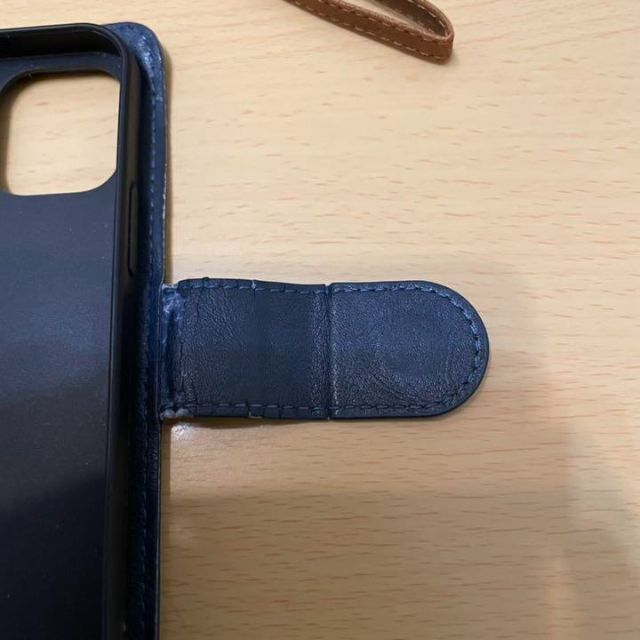 Apple(アップル)のiPhone12 mini ケース 財布 クリアケース 紺色 スマホ/家電/カメラのスマホアクセサリー(iPhoneケース)の商品写真