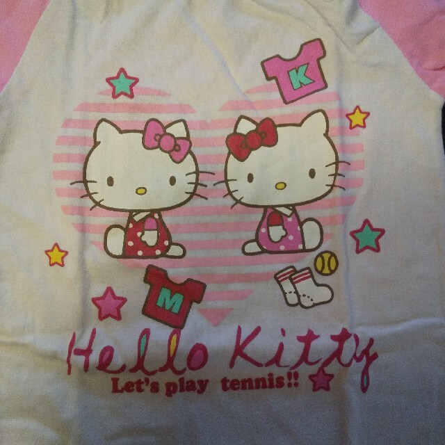 ハローキティ(ハローキティ)のHello Kittyロンパースサイズ···70cm キッズ/ベビー/マタニティのベビー服(~85cm)(ロンパース)の商品写真