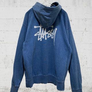 ステューシー パーカー(メンズ)(ブルー・ネイビー/青色系)の通販 100 ...