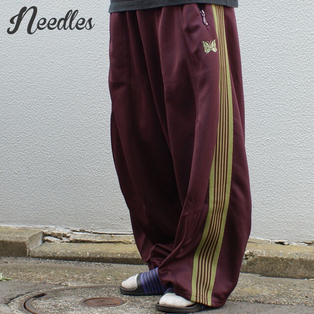 最高品質の ニードルス H.D. TRACK PANT S ブラック ヒザデル kids