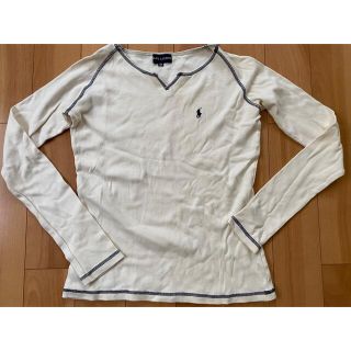 ラルフローレン(Ralph Lauren)のラルフローレン RALPH LAUREN 長袖カットソー アイボリー160(Tシャツ/カットソー)