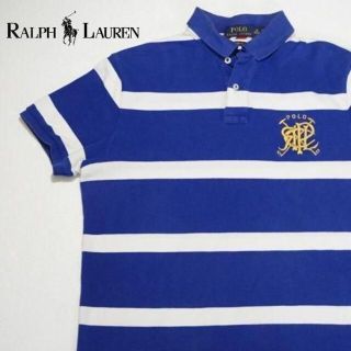 ポロラルフローレン(POLO RALPH LAUREN)のPOLO　RALPH LAUREN　ラルフローレン　レディース　ボーダー　刺繍(ポロシャツ)