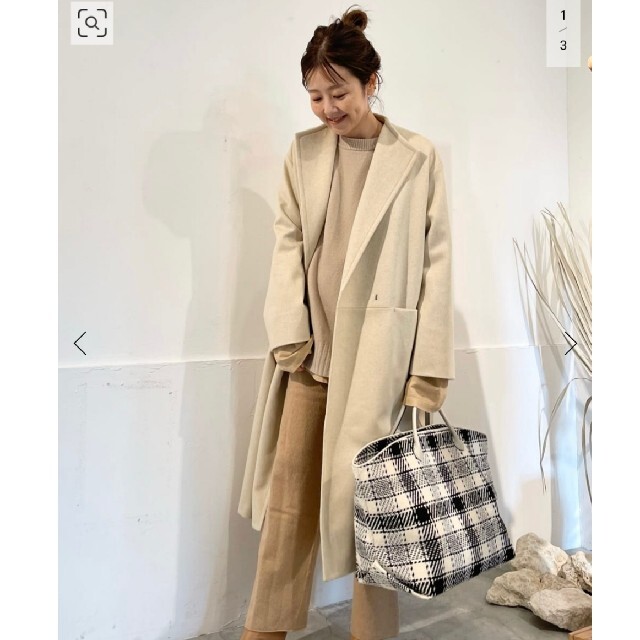 幅広type ohgaチェックコート - 通販 - bonkulovic.com