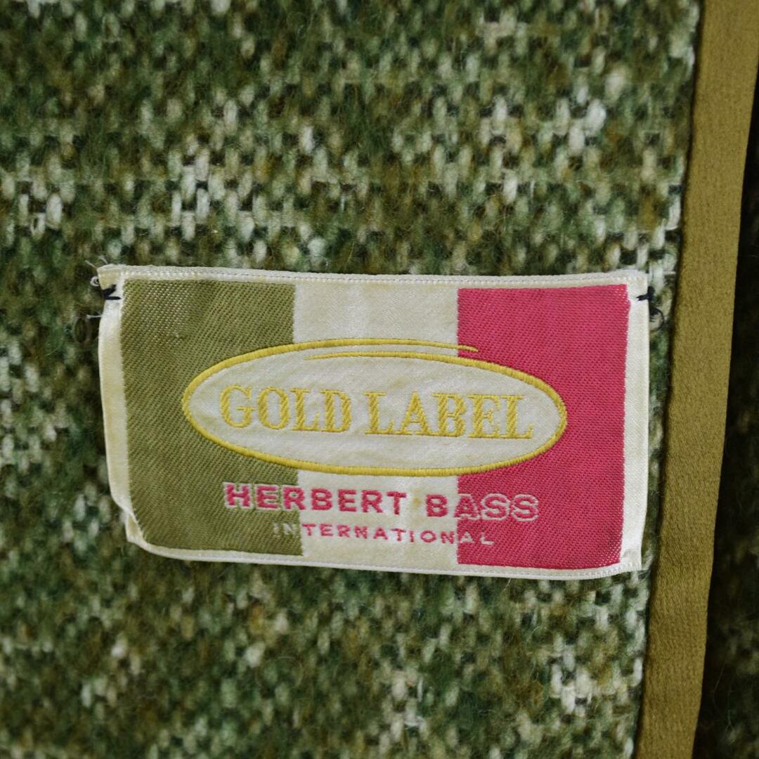 60年代 GOLD LABEL HARBERT BASS INTERNATIONAL ツイードコート USA製 レディースM ヴィンテージ /eaa109538