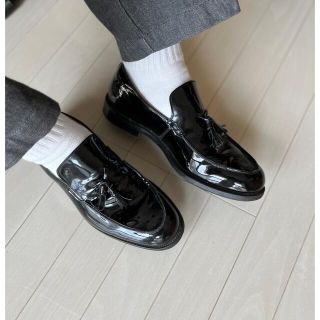 ネペンテス別注ニードルス×トリッカーズエナメルローファー26.5