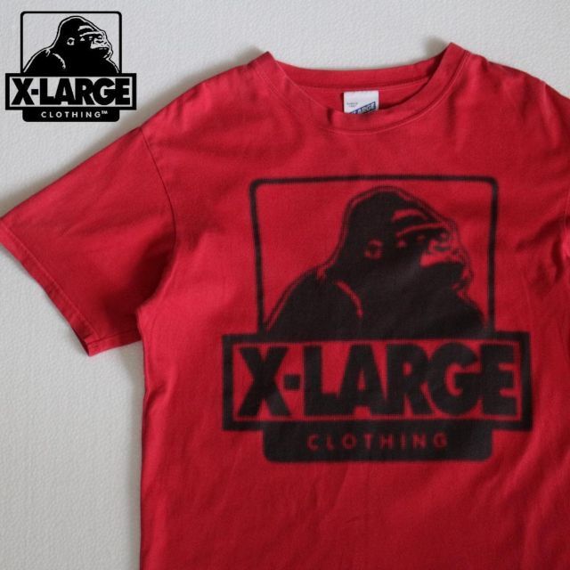 XLARGE(エクストララージ)のX-LARGE エクストララージ 半袖 Tシャツ M レッド 赤 ゴリラ メンズのトップス(Tシャツ/カットソー(半袖/袖なし))の商品写真