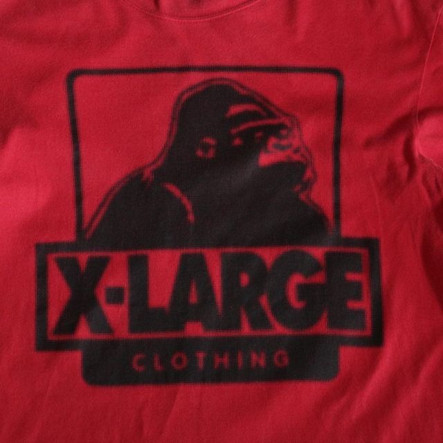 XLARGE(エクストララージ)のX-LARGE エクストララージ 半袖 Tシャツ M レッド 赤 ゴリラ メンズのトップス(Tシャツ/カットソー(半袖/袖なし))の商品写真