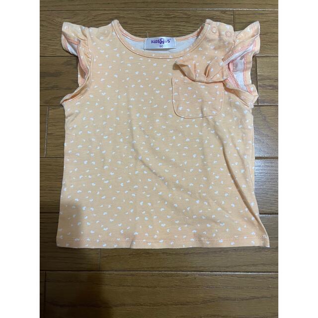 女の子 シャツ 短パンセット キッズ/ベビー/マタニティのベビー服(~85cm)(シャツ/カットソー)の商品写真